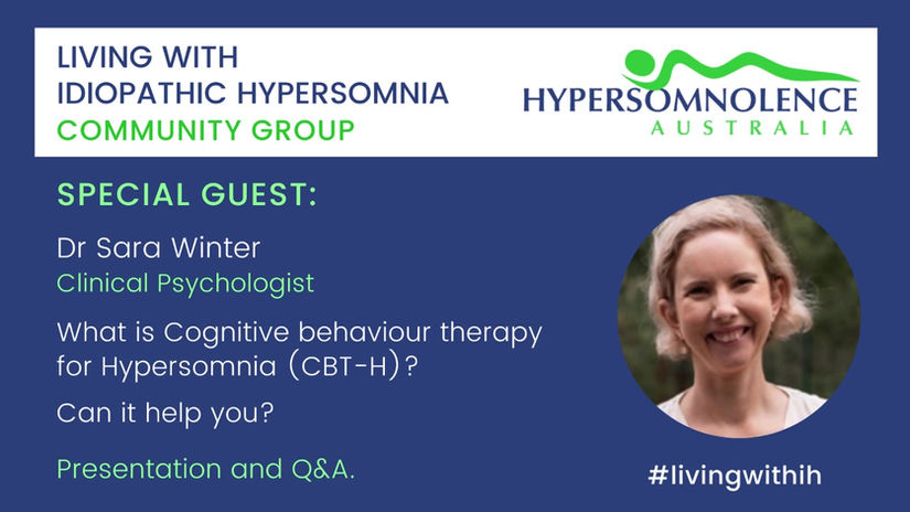 Living with IH: Cognitive Behavioural Therapy for Hypersomnolence (CBT-H)